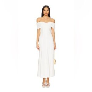 NICHOLAS Strapless White Dress